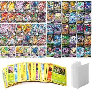 포켓몬카드 일반카드100장 VMAX 1장 V 1장 포켓앨범