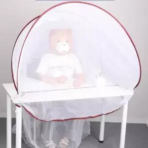 [하프클럽/]모기장 방충망 원터치 책상 침대 돔형 폴딩 휴대용