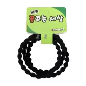 IS-M 땅콩 검정 머리고무줄 3P-Z WB13AC4