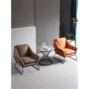 라운지 체어 1인용 암체어 카스텔리 봉봉 pu가죽 바바 가정용 1인가죽소파