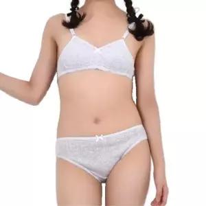 시원한 주니어 2단계A컵 메쉬 브라팬티세트 WFIPU64