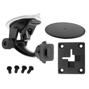 XM 및 시리우스 위성 라디오 싱글 T 및 AMPS 패턴 호환, 검은색 - SR114용 ARKON 윈드실드 대시 흡입 차량 마운트