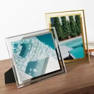 고급액자테두리 골드 고급형액자 A4상장프레임 골드인테리어액자 (WFKC5F0)