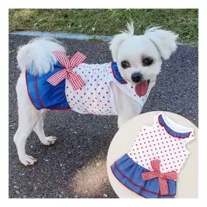 스카프한 은비 해지도트원피스 강아지티셔츠 애견옷 강아지옷 애견산책옷
