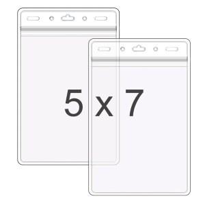 WTQ 초대형 여권 신분증 50팩 플라스틱 장착 이름표 삽입물 밀봉 방수 배지 홀더 XXXL 75 수직 투명