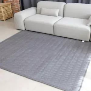 화재차단 퀸사이즈 그레이 누빔 전기장판 전기매트 겨울선물 날씨추울때 휴게실 거실