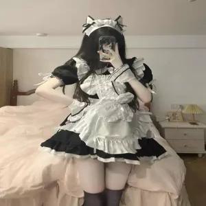 코스프레의상 고양이 메이드복 세트 코스튬 큰사이즈
