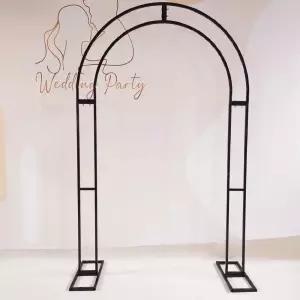 웨딩 철제 아치 소품 행사 촬영 블랙 유럽 결혼식