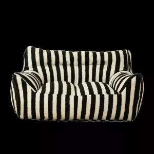 스트라이프 핑크 쇼파 북유럽 블랙 빈백 컬러 스튜디오 1인 오브유 11번가