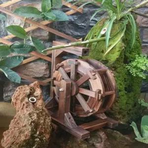 연못 물레방아 분수대 조경 야외 폭포 정원 인테리어