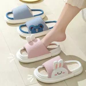 [하프클럽/]토끼 여름 거실 룸 실내화 층간소음 사무실 실내화