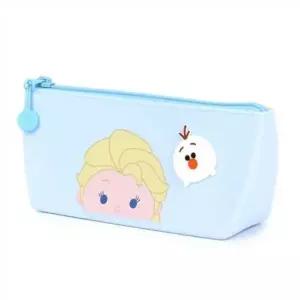 (옵션 스카이블루)겨울왕국 필통 파우치 필기구 펜슬 실리콘 케이스