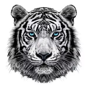 차량용 스티커 호랑이 백호스티커 투명방수스티커 A03-S 자동차스티커데칼 주문제작 차량스티커 바이크