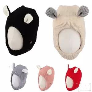 유아동 겨울 니트 토끼모양 귀달이 방한모자 베이비모자 아기선물
