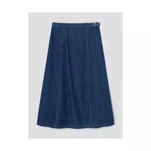 매장정품 에잇세컨즈 8SECONDS 랩 데님 스커트 SET 블루 125727MP1P 215224