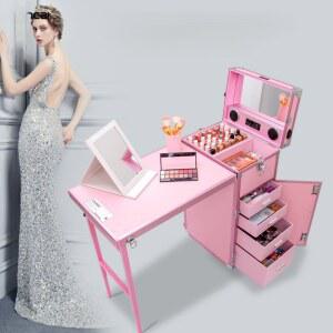 접이식 테이블만능 스피커 작업대 메이크업 휴대용 자수