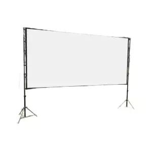 빔프로젝트 빔스크린 대형 야외 캠핑장 방수 캠핑 전동스크린 접이식 대형스크린