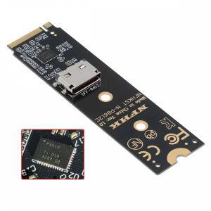 PCI-E4.0 M.2 M-키 NVME에서 Oculink SFF-8611 호스트 어댑터로 변환, SSD eGPU용 리니어 리드라이버 포함,