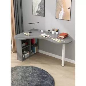 코너 책상 코너책상 학생 데스크 L자형 1인용 테이블 라운드