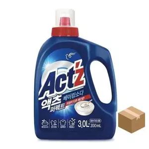 액츠세제 3.0L 4개입 대용량베이킹소다세제 베이킹소다액체세제 (WFKC4K3)
