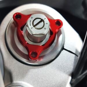 17mm GSX-R 600 750 2006-2010 K6 K7 K8 K9 바이크 오토바이 CNC 서스펜션 포크 프리로드 조절기