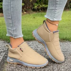 [옷자락]남자 여자 따뜻한 방한 아웃도어 기모 패딩 부츠