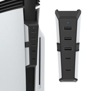 데이터 전송 Usb 허브 범용 게임 콘솔 Type-c 3.1 Ps5 Pro 충전기 어댑터 5 용 익스텐더