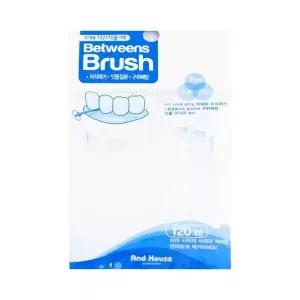 치간칫솔 리필 케이스 120개입 휴대용 구강관리 여행용 일회용
