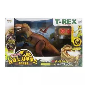 유아 무선조종 연기나는 공룡 티라노사우르스 랜덤장난감로봇 변신 합체 로보트 어린이 팽이 날선물 7살 움