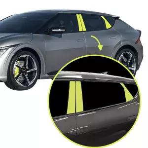 크립톤 기아 EV6 실외 B필러 C필러 생활 스크래치 방기스지커버 방지 기스지 지제품 차량튜닝용품 차량지 E