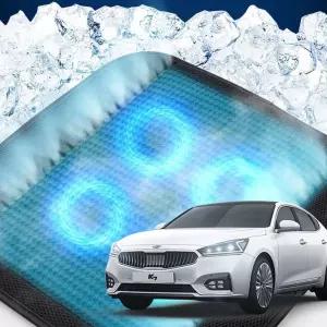 올뉴K7 호환 차량용 쿨링시트 메쉬 4팬용방석 사무실 여름방석 자동차 의자 아이스 휴대용 용통풍 용자동차