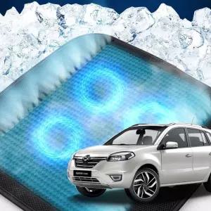 QM5 호환 차량용 쿨링시트 메쉬 4팬용방석 사무실 여름방석 자동차 의자 아이스 휴대용 용통풍 용자동차 용