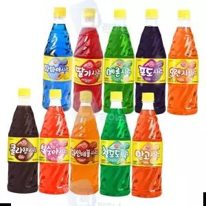 에이드 오뚜기시럽 슬러시원액 과일향 파파야 콜라 10종세트