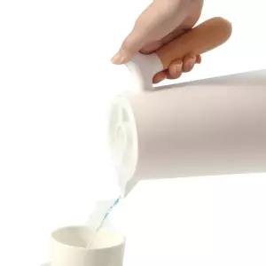 이중 보온주전자 (1L 화이트) DK92진공 가정용 주방용품 진공포트 물병 보냉 테이블