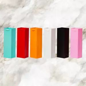 고급 무지 심플 와인 쇼핑백 선물용 종이가방 10P 용가방 선물백 용백 페이퍼백 싱글 방수백 포장 포장백