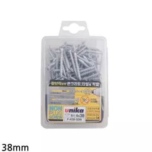 유니카 논프라피스 F-438-SDN 4x38mm 125개입산업용못 공업 목재못 콘크리트못 건축못 인테리어못 못 나사