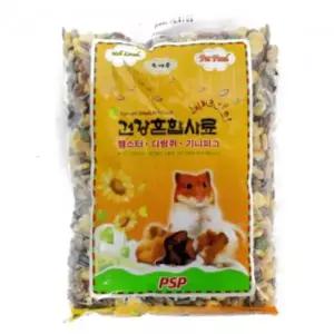 햄스터 혼합사료 600g 영양제 기니피그 반려동물먹이 cCj9+5xpf