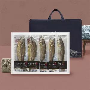 영광 찐 보리굴비 선물세트 5미 30-32cm내외 채반 부직포가방)