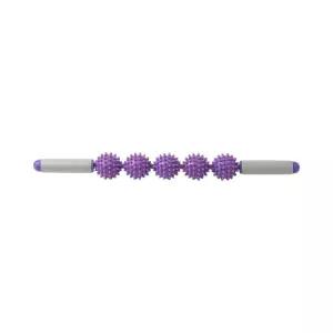 땅콩 롤러 마사지 스틱 (5볼 퍼플) DK43지압 지바 안마기 실버용품 롤링