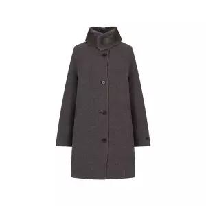 샤트렌 밍크카라 하프 코트_HCEWCT103