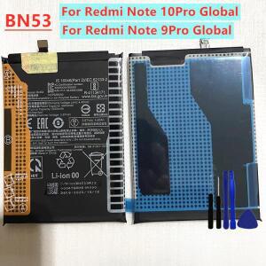 샤오미 레드미 노트 9 프로 10 맥스용 글로벌 배터리 BN53 5020mAh