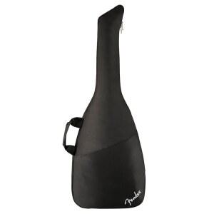 Fender 일렉트릭 기타 가방, 편안한 투피스 손잡이와 인체 공학적 백팩 스트랩이 있는 패딩 케이스, 블랙