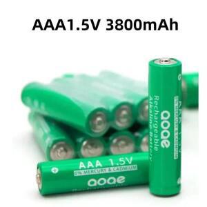 충전식 알카라인 배터리 손전등 장난감 시계 MP3 플레이어 교체 1.5V AAA 3800mah