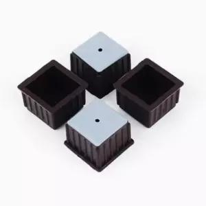 사각 의자발커버 4P 적정 28mm 싸게 캡소음방지 바닥보호 의자 의패드 끌림 의캡 미끄럼 책상고정 다리