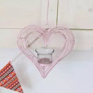 하나리빙 핑크하트 캔들홀더(링 컵 포함) x 5개랜턴 앤틱 장식 향초 양초꽂이 램프 들장식 크리스마스 인테