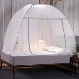 ( 피스 ) 방충 모기장 120x200cm 그레이접이식 침대 실내 캠핑 폴딩 거실망 여름망 원터치망 접이식망 침대