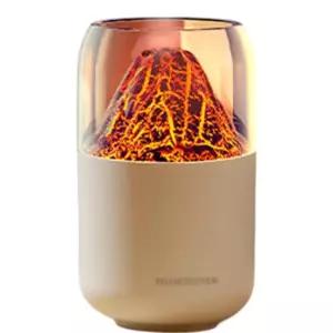 볼케이노 USB 무드등 가습기 (250ml 화이트) DK53휴대용 책상 조명 소형 습도조절기 데스크 미니 등가 탁상