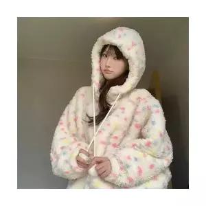 엘럽 커플 잠옷세트 겨울 캐시미어 집업 잠옷 두꺼운 코럴 따뜻한 실내복 세트 빅사이즈 박템4