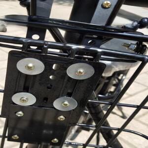 호환 전기 자전거  스쿠터산악 금속 바구니  후크 철재 소재  커버 없음