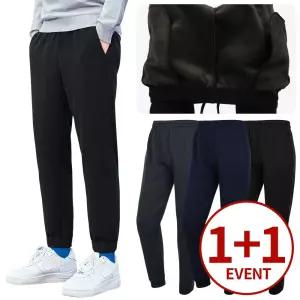 (1+1) 조거 남녀공용 밴딩 보일러 팬츠밴팬츠 기모밴 스판바지 트레이닝 츄리닝 털바지 작업복 등산